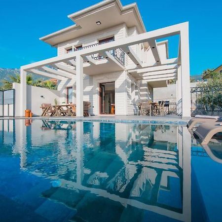 Havuzlu Korunakli Jakuzili Villa フェティエ エクステリア 写真